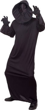 Unbranded Fancy Dress - Adult Ghoul BLACK Halloween Costume