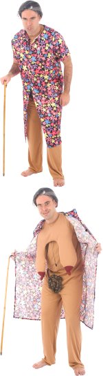 Unbranded Fancy Dress - Adult Groping Granny Costume