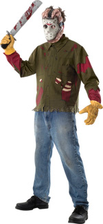 Unbranded Fancy Dress - Adult Halloween Jason Shirt and Mask