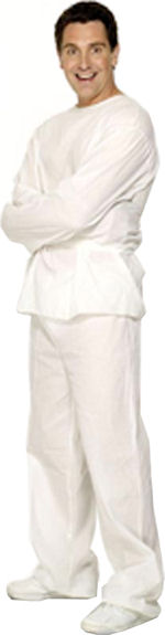 Unbranded Fancy Dress - Adult Lunatic Inmate Halloween Costume