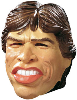 Unbranded Fancy Dress - Adult Mick Jagger Mask