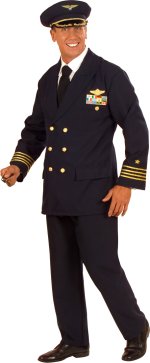 Unbranded Fancy Dress - Adult Pilot Costume