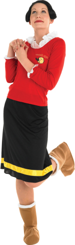Unbranded Fancy Dress - Adult Popeye Olive Oyl Costume