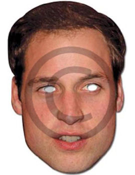 Unbranded Fancy Dress - Adult Prince William Cardboard Mask