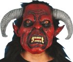 Unbranded Fancy Dress - Adult Red Bull Warrior Mask With