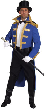 Unbranded Fancy Dress - Adult Ringmaster Coat - Blue