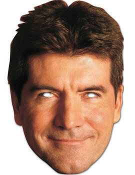 Unbranded Fancy Dress - Adult Simon Cowell Cardboard Mask