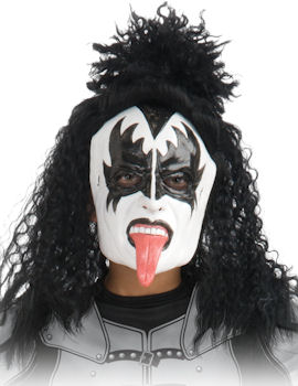 Unbranded Fancy Dress - Adult The Demon Kiss Half Mask