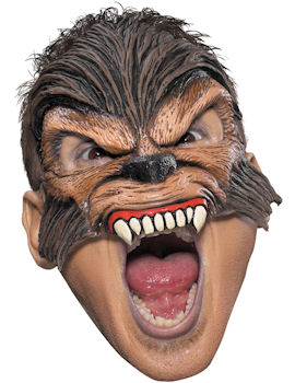 Unbranded Fancy Dress - Adult Wolfman Mask