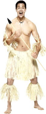 Unbranded Fancy Dress - Adult Zulu Warrior Costume