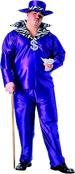 Unbranded Fancy Dress - Big Daddy Pimp Suit (Plus)