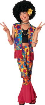Unbranded Fancy Dress - Child 60s Flower Power Costume