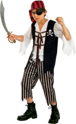 Unbranded Fancy Dress - Child Captain Skully Costume