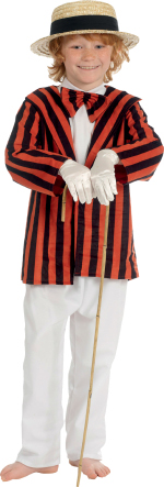 Unbranded Fancy Dress - Child Edwardian Boy Costume RED