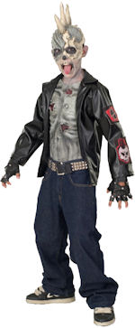 Unbranded Fancy Dress - Child Punk Zombie Costume