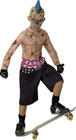 Unbranded Fancy Dress - Child Skate Punk Zombie Costume