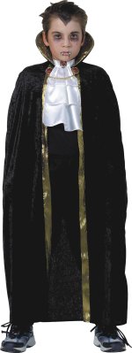 Unbranded Fancy Dress - Child Vampire Cape GOLD