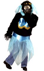 Unbranded Fancy Dress - Dancing Gorilla `lue Harem`