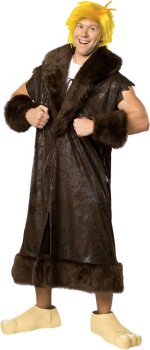 Unbranded Fancy Dress - Deluxe Barney Rubble Costume
