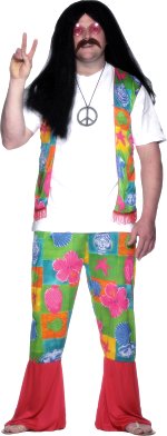 Unbranded Fancy Dress - Flower Power 60s Costume