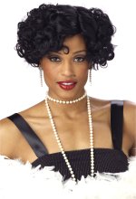 Unbranded Fancy Dress - Jazz Baby Wig - Black