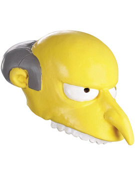 Unbranded Fancy Dress - Mr Burns Vinyl Half Cap Mask