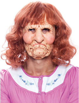 Unbranded Fancy Dress - Old Woman Mask