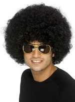 Unbranded Fancy Dress - Pop /Afro /Clown Wig BLACK