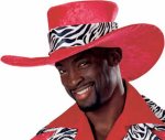 Unbranded Fancy Dress - Red Hot Playa Hat