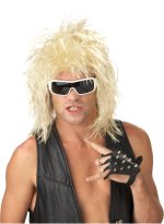 Unbranded Fancy Dress - Rockin`Dude Wig - Blonde