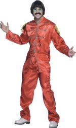 Unbranded Fancy Dress - Sergeant Pepper 60s Suit RED