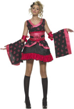 Unbranded Fancy Dress - Teen 3 Piece Goth Geisha Costume