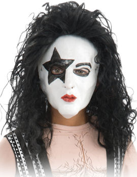 Unbranded Fancy Dress - The Starchild Kiss Half Mask