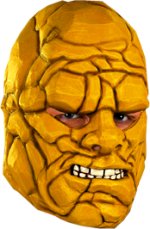 Unbranded Fancy Dress - The Thing Adult Fantastic 4 Vinyl Super Hero Mask