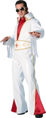 Unbranded Fancy Dress - Vinyl Rockstar Costume WHITE