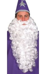 Unbranded Fancy Dress - Wizard Beard - Deluxe White