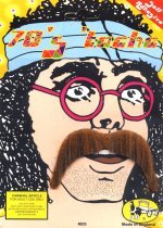 Unbranded Fancy Dress Costumes - 70` Style Tache - Brown