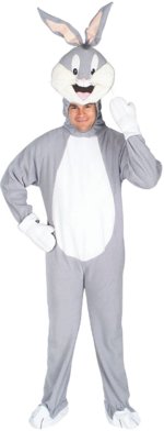 Unbranded Fancy Dress Costumes - Adult Bugs Bunny (Foam Head)