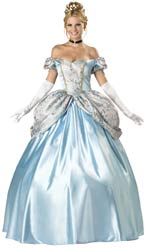 Includes dress, hoop petticoat, gloves, choker and tiara.