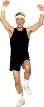 Unbranded Fancy Dress Costumes - Adult Green 80` Sweatbands