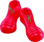 Fancy Dress Costumes - Adult PVC Clown Shoes