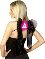 Black and Silver Hen Party Wings.