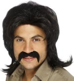 Unbranded Fancy Dress Costumes - Black Wig