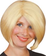 Unbranded Fancy Dress Costumes - BLONDE Twiggy Wig