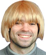 Fancy Dress Costumes - Brad Wig (Blonde)