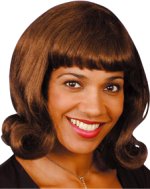 Unbranded Fancy Dress Costumes - BROWN 60` Flick Wig