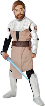 Unbranded Fancy Dress Costumes - Child Clone Wars Deluxe Obi Wan Kenobi Small