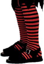 Fancy Dress Costumes - Child Tights ORANGE and BLACK