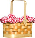 Unbranded Fancy Dress Costumes - Gingham Basket