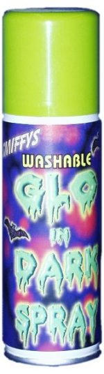 Fancy Dress Costumes - Glow-In-Dark Spray